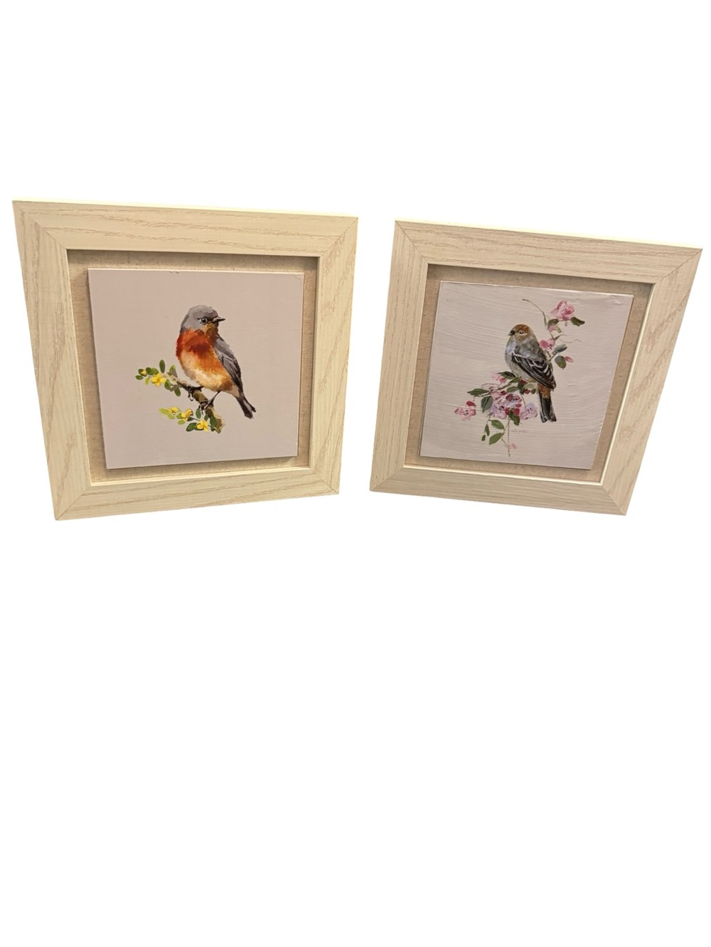 1518 / 2PC Bird Picture Set Size 9”x9”